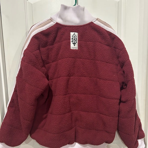 FP Movement by Free People Burgundy Teddy Sherpa - Picture 2 of 3